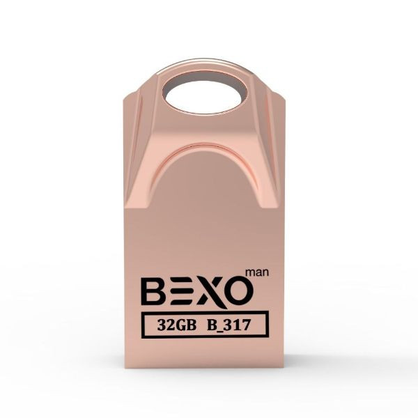 فلش مموری بکسو مدل B-317 ظرفیت 16 گیگابایت رنگ مسی با گارانتی آواتک